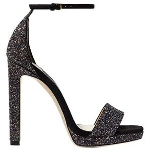 Jimmy Choo Metallic glitter twilight Misty 120 38